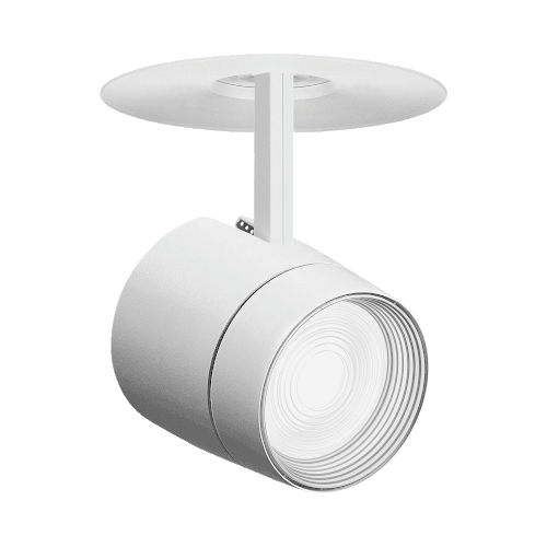 EXPO ADJUST LED - Einbau, 19W, (H/B/T) 225/213/95, IP20, 1750 Lumen, 22° - 55°, 940/4000K, Polycarbonat, Transparent