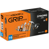 STRONGHAND® Nitrilhandschuh *GRIP ORANGE*, 0,15mm...