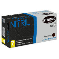 STRONGHAND® Nitrilhandschuh *SHATIN*, Schwarz,...