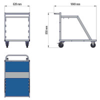 Bedrunka+Hirth, CNC-Transportwagen, inkl. 6 x...