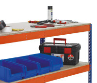 Schulte Lagertechnik Z1-Packtisch, blau / orange,...