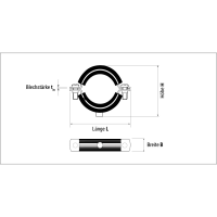 CELO Metallschelle LI, EPDM Einlage, Schnellverschluss,...