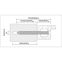 CELO Fensterbauschraube FBS, Senkkopf (Ø 11mm,...