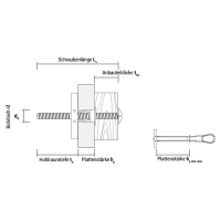 CELO Hohlraumdübel Universal BT plus, M4 - M8