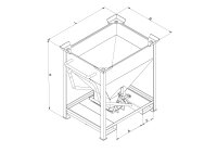 Eichinger® Silobehälter 2052, mit...