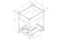 Eichinger® Silobehälter 2058, mit...