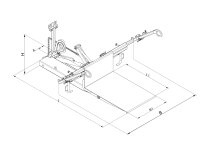 Eichinger® Mülltonnenkipper 2094 für Müllgroßbehälter (MGB), hydraulische Kippvorrichtung