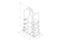 Eichinger® Gasflaschenkorb 1328, kranbar