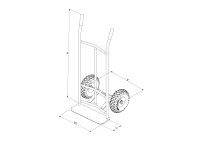 Eichinger® Sackkarre 1108, 300kg Tragfähigkeit,...