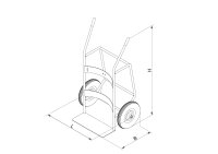 Eichinger® Fasswagen 2242, Luftbereifung