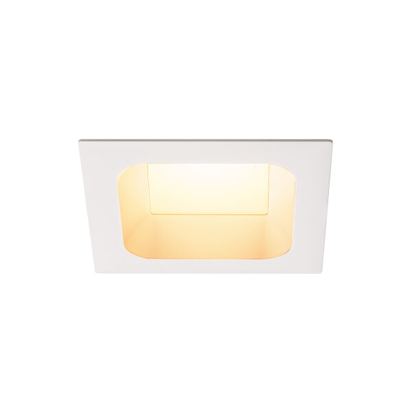 SLV VERLUX, Einbauleuchte, LED, 3000K, mattweiß, L/B/T 13,5/13,5/7,5 cm, 20W