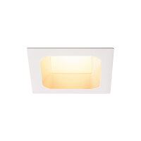 SLV VERLUX, Einbauleuchte, LED, 3000K, mattweiß, L/B/T 13,5/13,5/7,5 cm, 20W