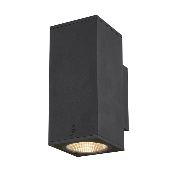 SLV ENOLA SQUARE S UP/DOWN, Outdoor LED Wandaufbauleuchte
