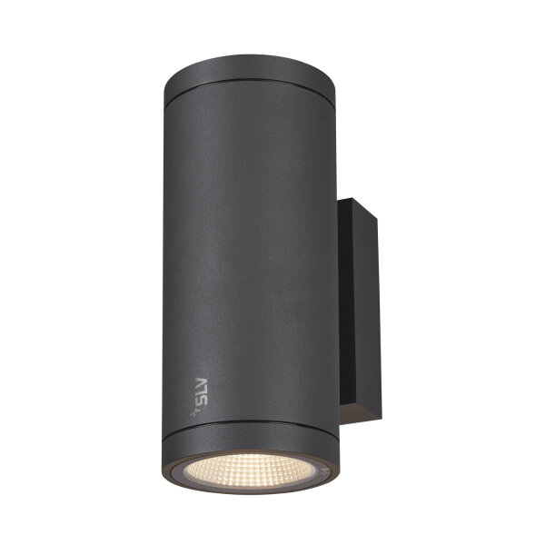 SLV ENOLA ROUND S UP/DOWN, Outdoor LED Wandaufbauleuchte