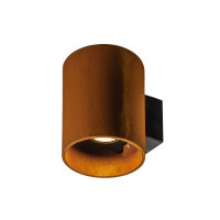 SLV RUSTY© UP/DOWN, Outdoor LED Wandaufbauleuchte rund rost CCT switch 3000/4000K