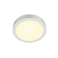 SLV SENSER 24, Indoor LED Wand- und Deckenaufbauleuchte rund