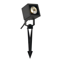 SLV NAUTILUS 10, Outdoor Spiessleuchte, LED, 3000K, IP65, eckig, anthrazit, 9W