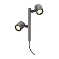 SLV MYRA SPOT, Outdoor Spiessleuchte, zweiflammig, LED...