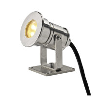 SLV DASAR® 920, Outdoor Strahler, LED, 3000K, IP67, edelstahl 316, 230V, 6W