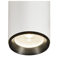 SLV NUMINOS® XL PHASE, Pendelleuchte weiß / schwarz 36W 4000K 24°